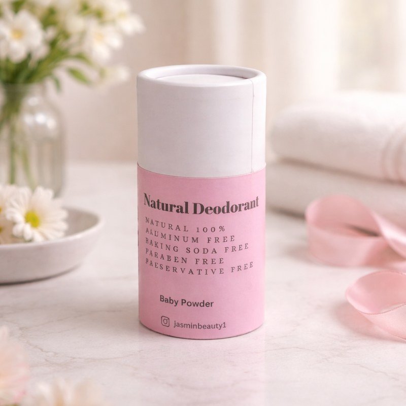 Deodorant stick baby powder